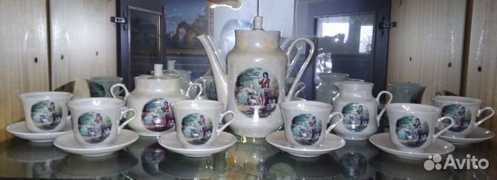 Чайно-кофейный сервиз пфз-новый