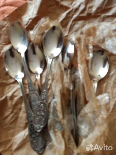 Мельхиоровые новые ложки