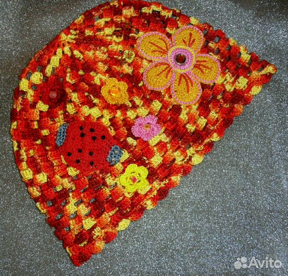 Шапочка на лето. Ручная работа. Новая