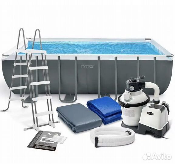 26356,Каркасный бассейн intex 549х274х132 см новые
