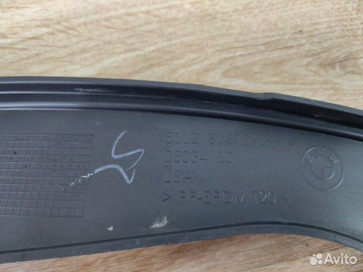 Брызговик задний правый Bmw X5 Рест E70 рест