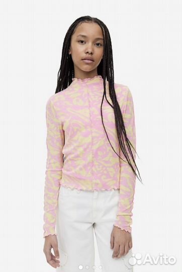 Лонгслив для девочки hm