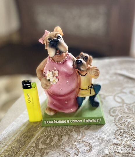 Фигурка интерьерная. Цветное стекло