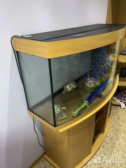Аквариум с тумбой новый