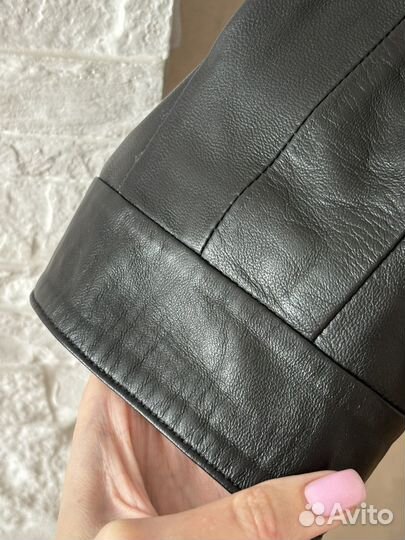 Куртка кожаная женская, mondial 48р. Новая