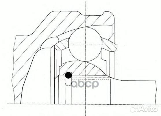 Шрус наружний lobro 304 954 304 954 GKN (Loebro)