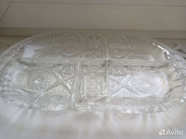 Конфетница хрусталь СССР