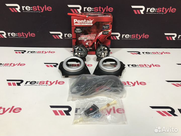 Туманки Mitsubishi L200 15-19г Уст комп