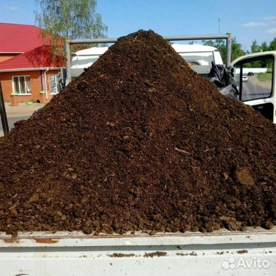 Конский перегной, коровий