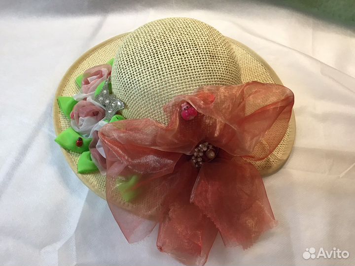 Шляпка летняя хендмей