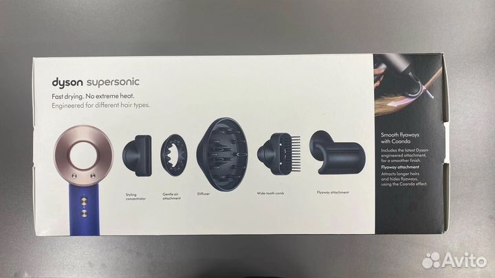 Фен Dyson Supersonic HD07 (Vinca blue и Rosé)