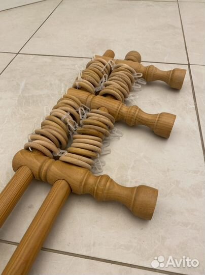 Карниз двухрядный для штор и тюли 2,5 м