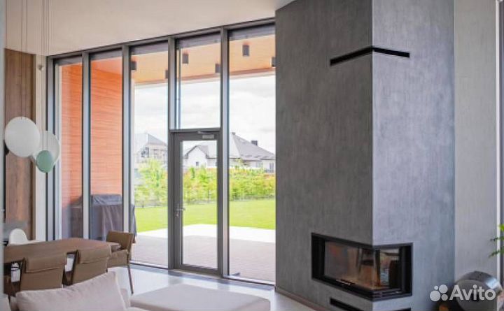 Алюминиевые двери Алютех