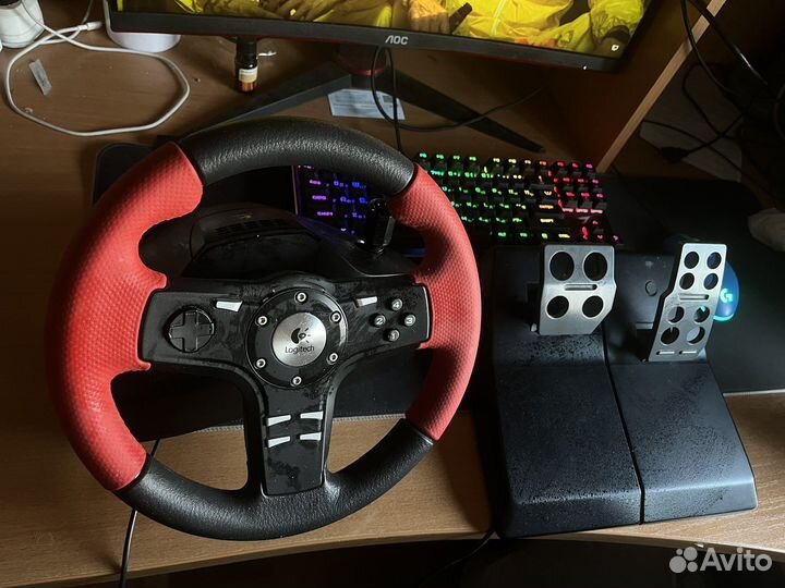 Игровой руль logitech formula force ex