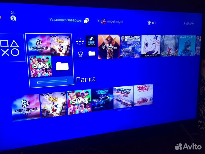 PS4 pro (много игр)