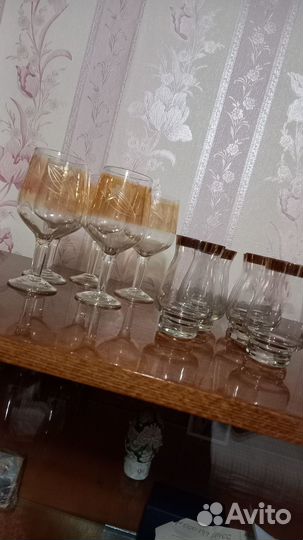 Фужеры, стопки большие бу по