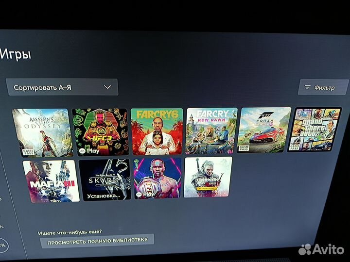 Xbox one s 1tb с играми