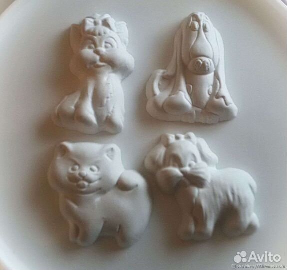 Гипсовые фигурки для расскрашивания