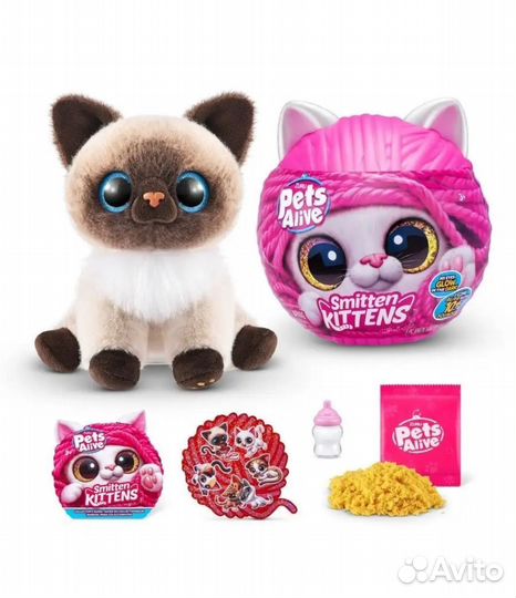 Zuru pets alive ласковый котенок