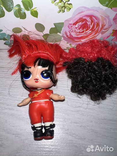 Кукла лол с волосами