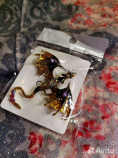 Брошь-кулон