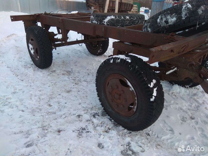 Колёса ЗИЛ, прицеп, телега лесовоза