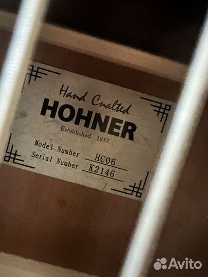 Классическая гитара Hohner HC-06