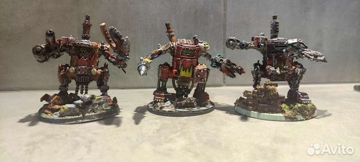 Warhammer 40000 Ork KilKan DefDred дредноут орков