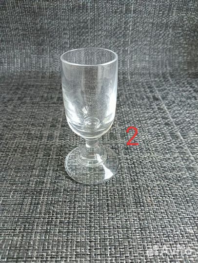 Лафитник СССР рюмка свинцовое стекло