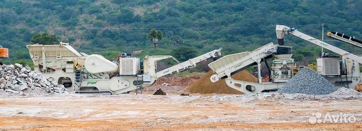 Мобильная щековая дробилка