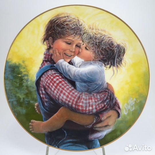 Тарелка Любовь в твоём сердце 1984