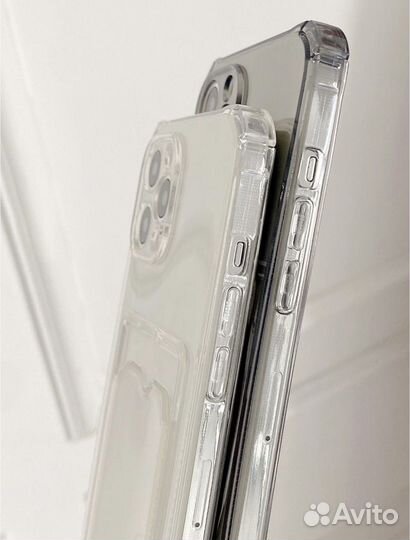 Чехол на iPhone 12 pro max с отделением для карты