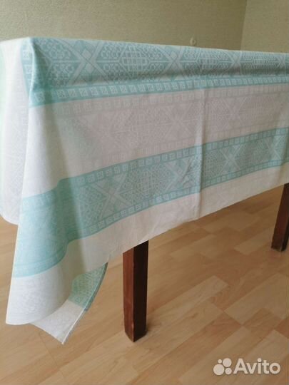 Скатерть лен СССР новая