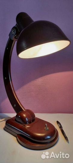 Настольная лампа карболит СССР
