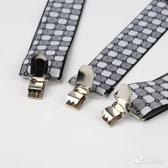 Подтяжки взрослые, ширина 3,5 см