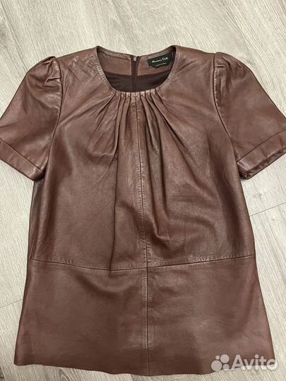 Кожаная кофта massimo duti