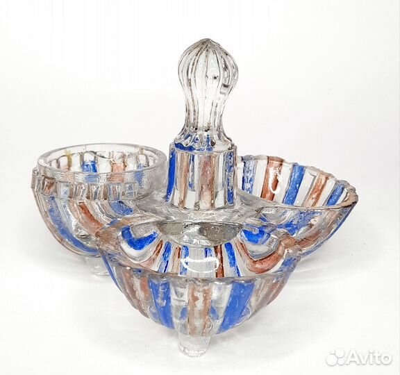 Менажница/ столовый прибор для специй. Стекло