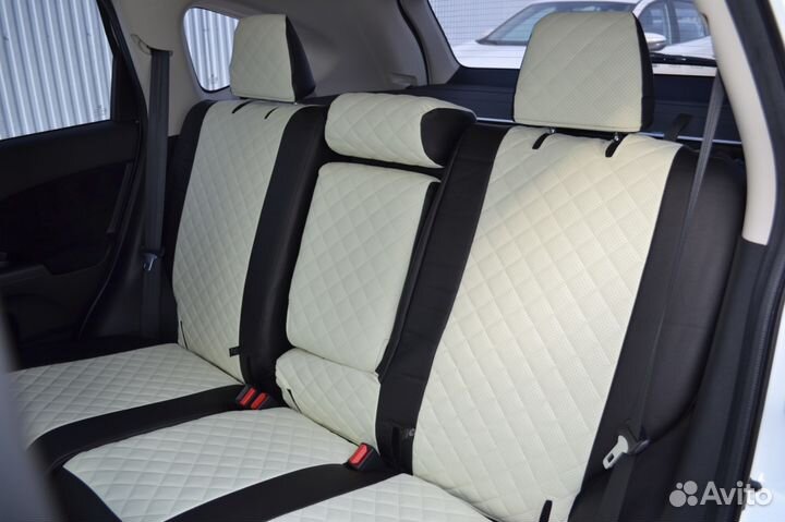 Авточехлы на Honda CR-V 4-выпуск с 2012.ромб