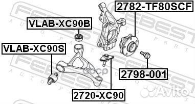 Сайлентблок vlab-XC90S vlab-XC90S Febest