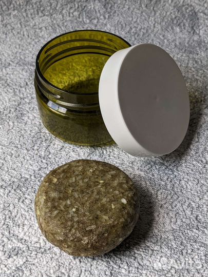 Дорожный твёрдый шампунь в ручную кладь