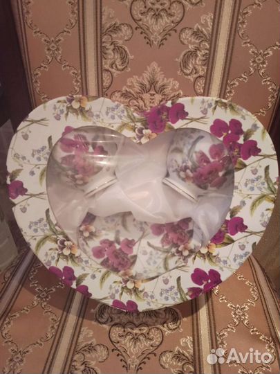 Чайная пара фарфор. Новая