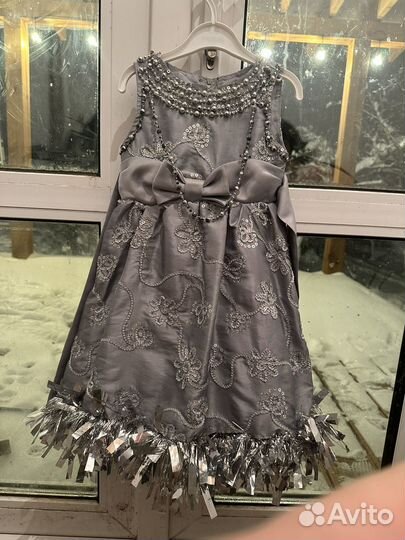 Нарядное платье для девочки 92