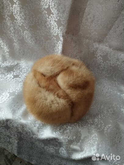 Шапка норковая женская