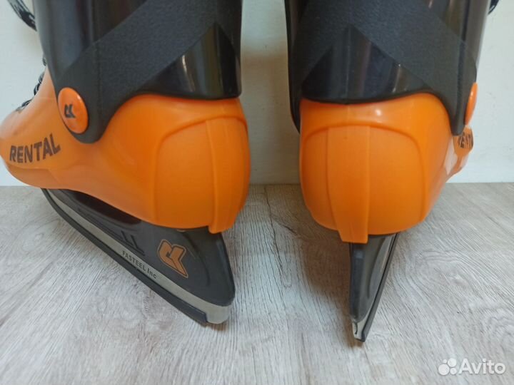 Хоккейные коньки ск Rental RH-1 (р-р 39)(юш21)