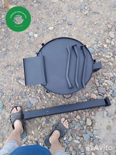 Казан чугунный,узбекский. печи и аксессуары