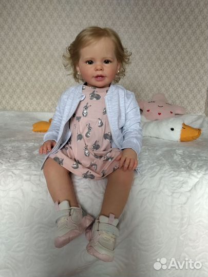 Кукла реборн 80 см большая ручн. работа