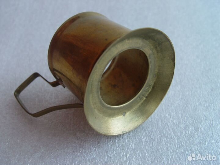 Подстаканник латунь хтм Химтекстильмаш 1950-е гг