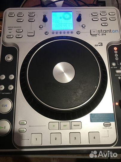 Пара mp3 dj cd проигрывателей Stanton c.314