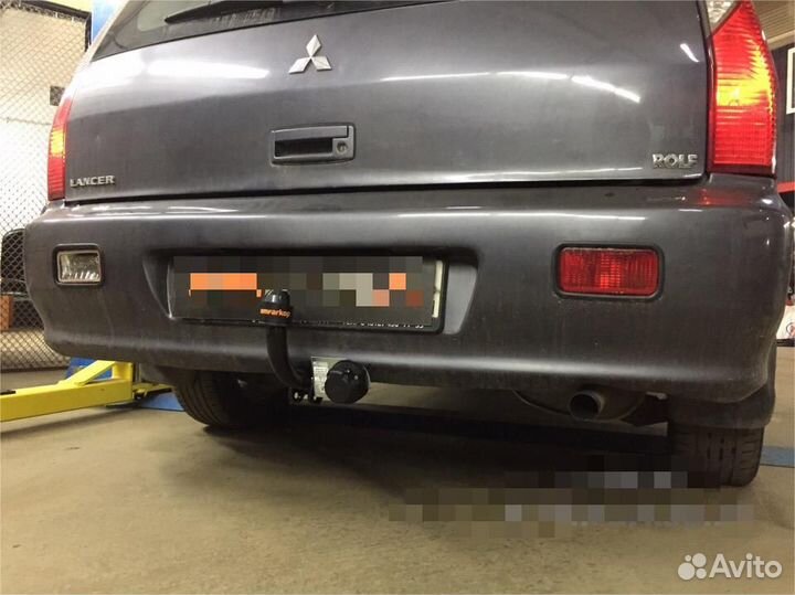 Фаркоп Mitsubishi Lancer. Установка фаркопа