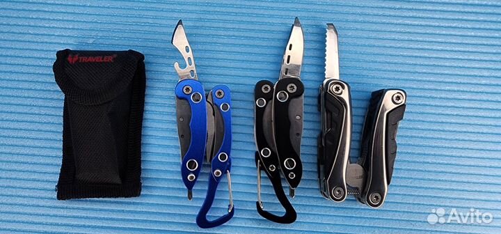 Мультитул Traveler плоскогубцы +инструменты внутри